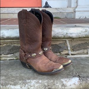 Authentic Leather Cowgirls boots size 7